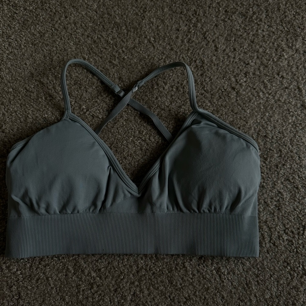Sage Green workout bra